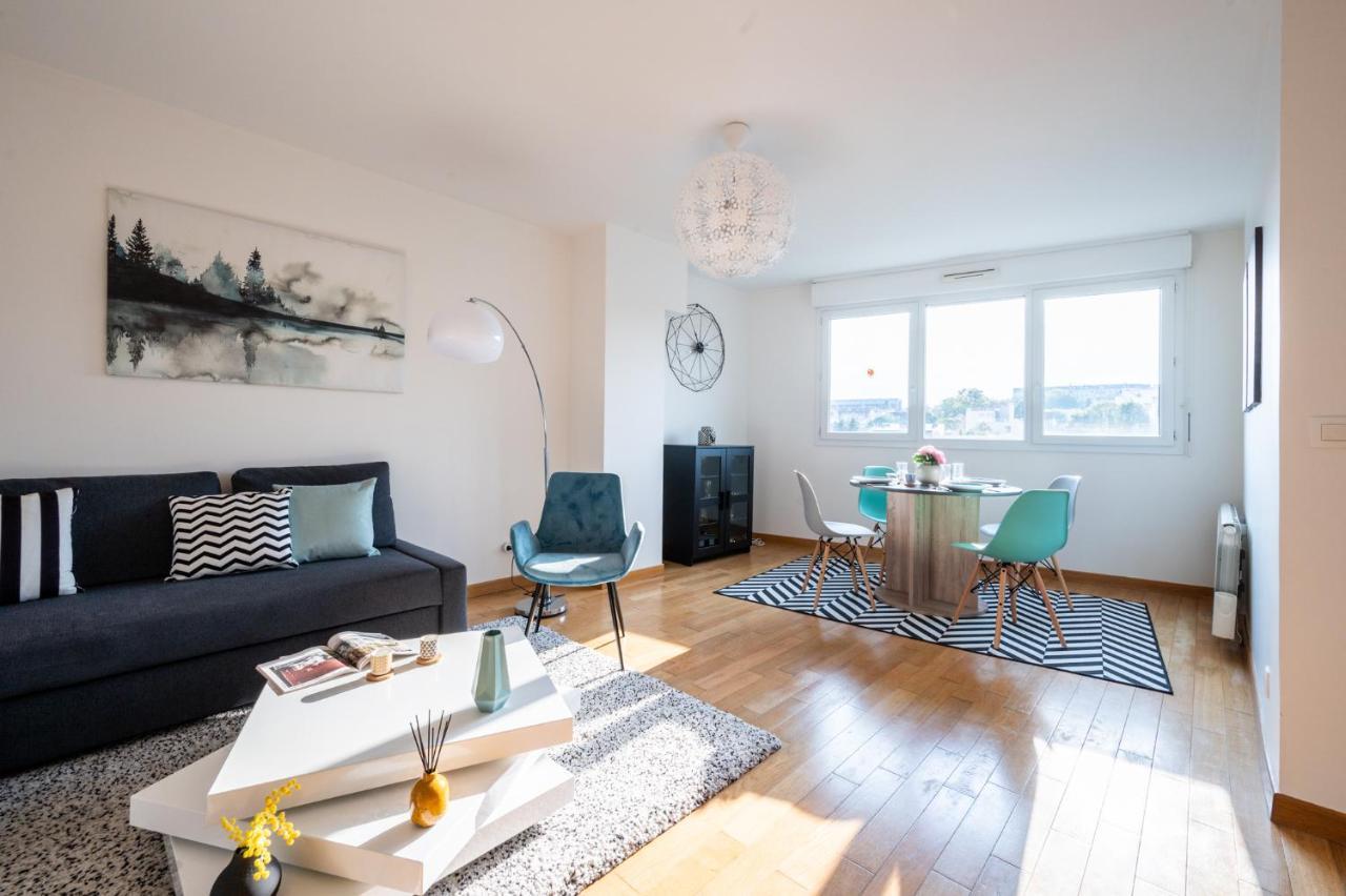 Immotovo - Suite Moderne - Paris 8 Min - Parking - Netflix Villejuif Kültér fotó