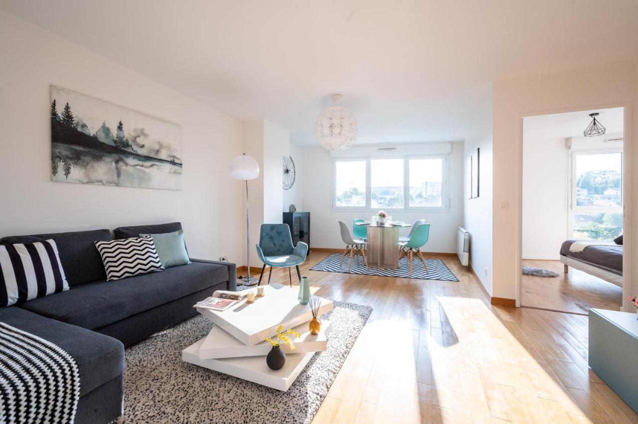 Immotovo - Suite Moderne - Paris 8 Min - Parking - Netflix Villejuif Kültér fotó